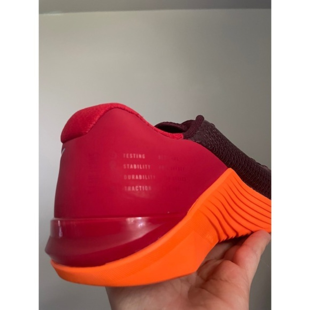 Nike Metcon 5 Maroon Red Orange Size Men's 11.5 EUC - Picture 13 of 16